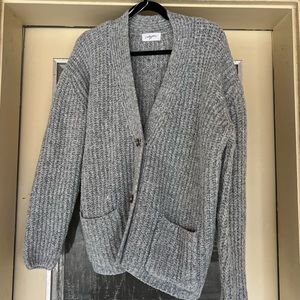 Carly Jean Los Angeles Gray Cardigan